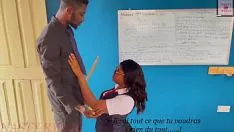Jouer Africain qui baise une ébène folle